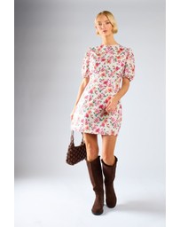 Glamorous - Round Neck Mini Drerss