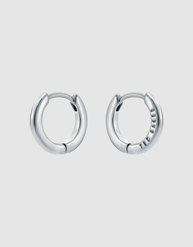 Ted Baker - Crislie Logo Hoop Earrings 12mm