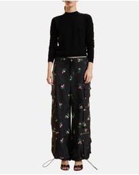 Cynthia Rowley - Printed Cargo Pants