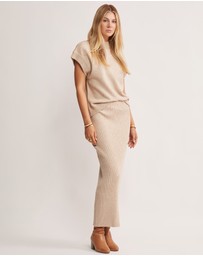 MOS The Label - Wistful Knit Midi Skirt