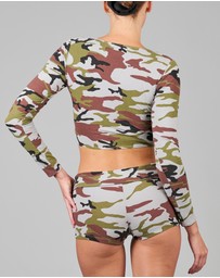 Love and Nostalgia - Love Is A Battlefield Cross Front Top
