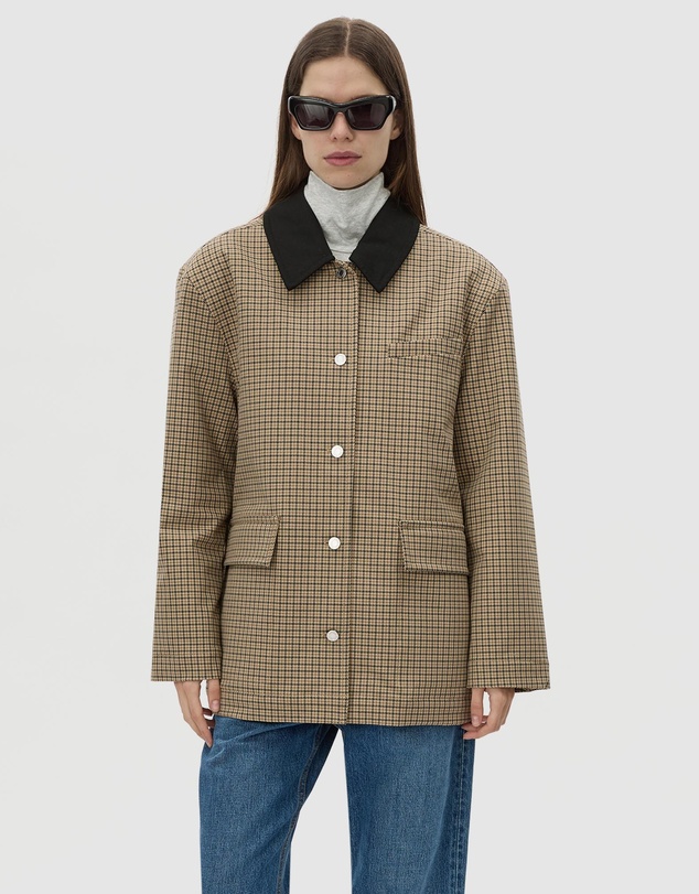 C&M CAMILLA AND MARC - Sage Check Jacket