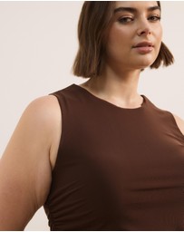 Atmos&Here Curvy - Evie Mesh Tank Top