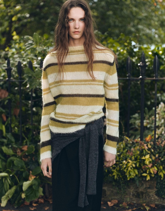 M.N.G - Semi-Transparent Alpaca Sweater