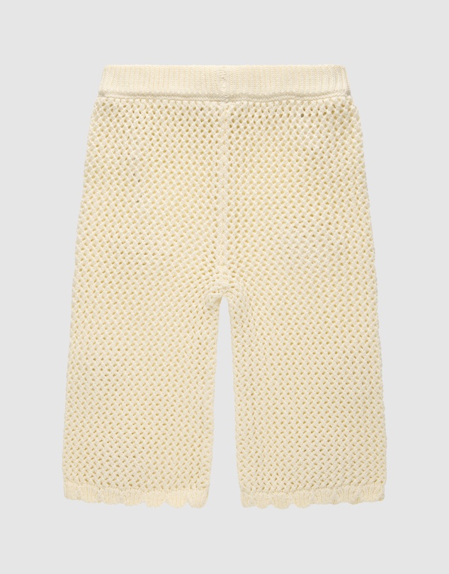 Kynd Baby - Crochet Flare Pant in Vanilla