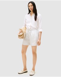 Tommy Hilfiger - Pure Linen Wide Leg Shorts
