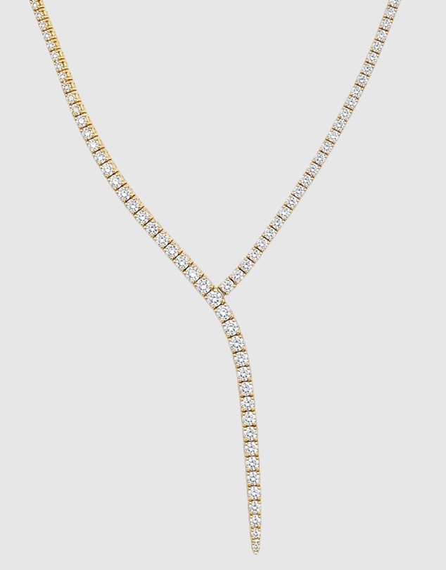 Izoa - Josephine Tennis Drop Necklace