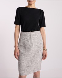 David Lawrence - Solana Textured Jersey Top