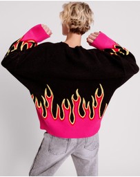 ONE TEASPOON - On Fire Intarsia Sweater