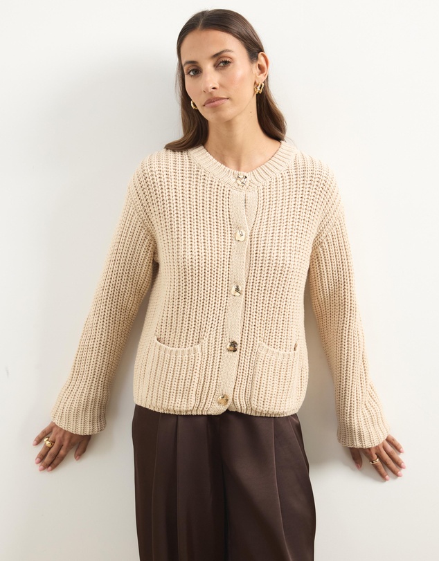 Atmos&Here - Gracie Chunky Button Through Cardigan