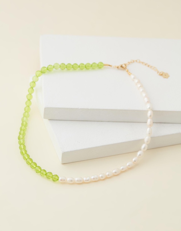 Senso - Pearl and Swarovski Choker