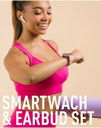 Reflex Active - Series 17 Smart Watch + Earbuds Set