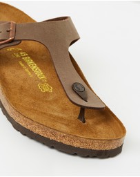 Birkenstock - Unisex Gizeh Birko-Flor Nubuck Regular Sandals