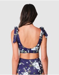 UNE PIECE - Classic Square Neck Bralette Bikini Top