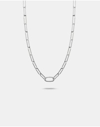 THOMAS SABO - THOMAS SABO Connect Charm necklace paperclip Silver