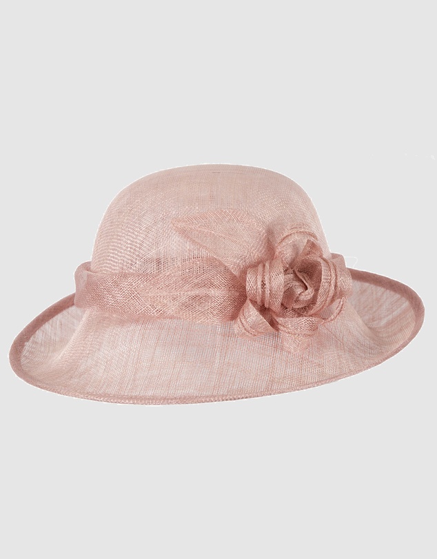 Max Alexander - Sinamay Dusty Pink Fashion Hat