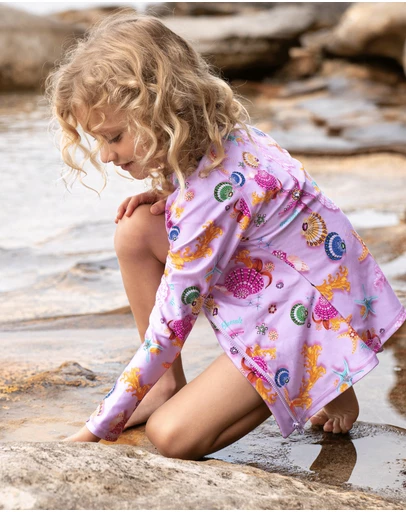 Bluesalt Beachwear - Beach Treasures Rash Top