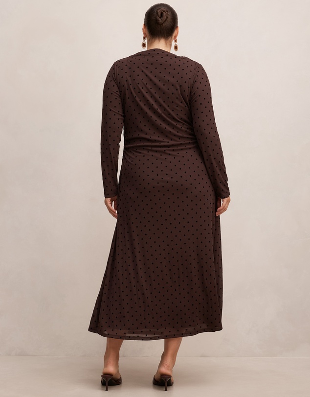 Forever New Curve - Bonnie Curve Mesh Midi Dress