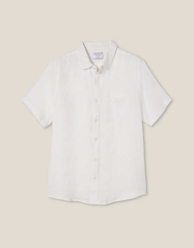 Cotton On - Linen Short Sleeve Shirt