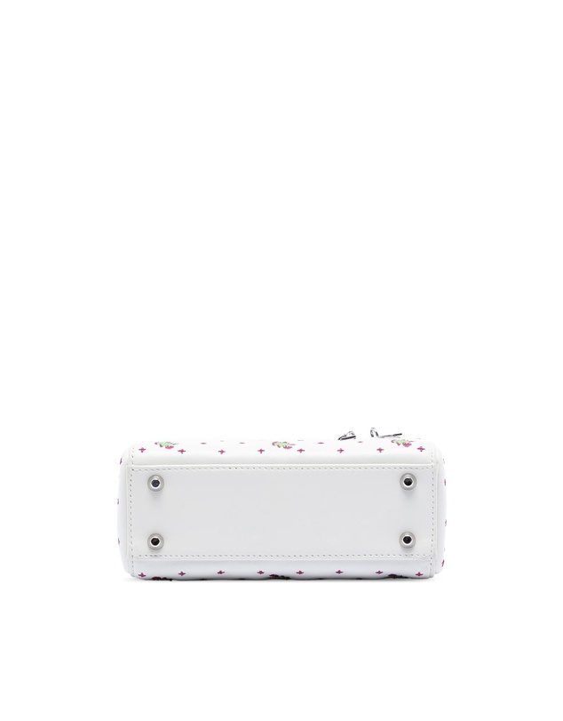Pre-Loved by Azura Reborn - Pre-Loved Mini Embroidered Calfskin Lady Dior