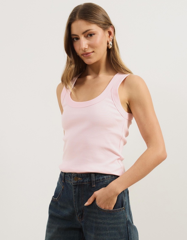 Atmos&Here - Organic Cotton Scoop Tank