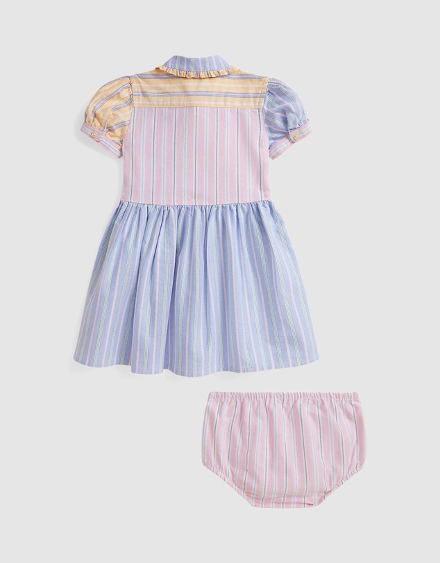 Polo Ralph Lauren - Striped Cotton Fun Shirtdress & Bloomer - Kids