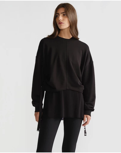 Decjuba - D-Luxe Ruched Terry Sweat