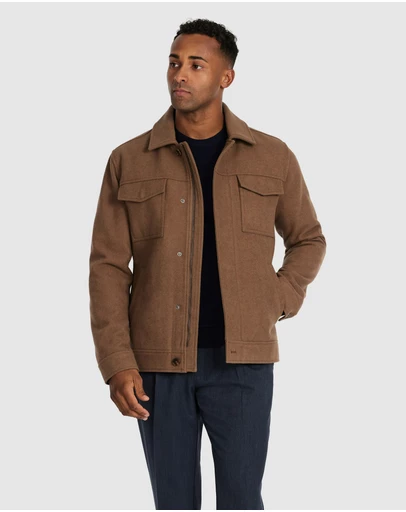 Tarocash - Lleyton Wool Zip Jacket