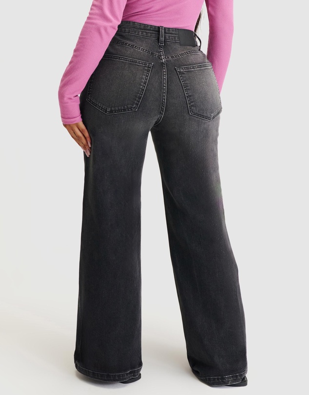 Cotton On - Curvy Stretch Wide Jeans