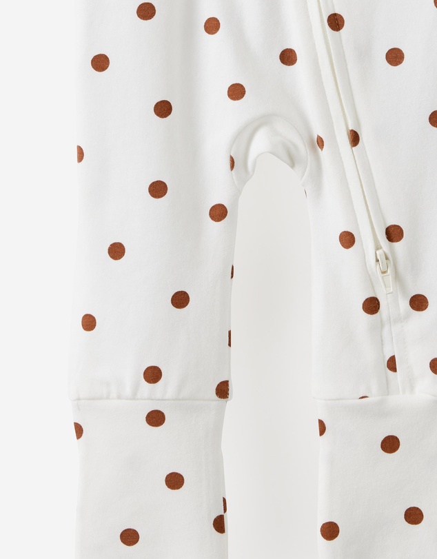 Cotton On Kids - Growie Long Sleeve Zip Romper