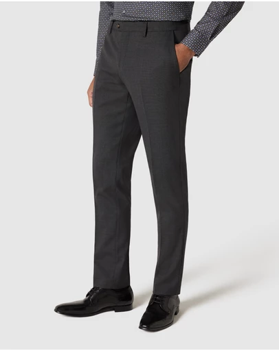 Politix - Slim Stretch Wool Blend Tailored Pant