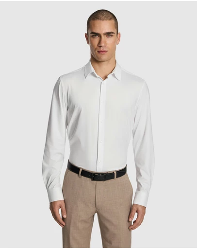 yd. - Pulse Slim Hyper Stretch Dress Shirt
