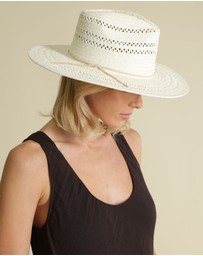 Morgan & Taylor - Debra Fedora in White