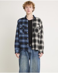Insight - Split Flannel Long Sleeves Shirt