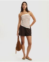 Cotton On - Asymmetric Ruched Bandeau