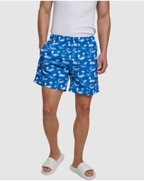 Urban Classics - Pattern Swim Shorts