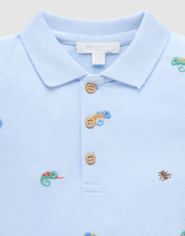 Purebaby - Chamelon Polo -Kids-Babies