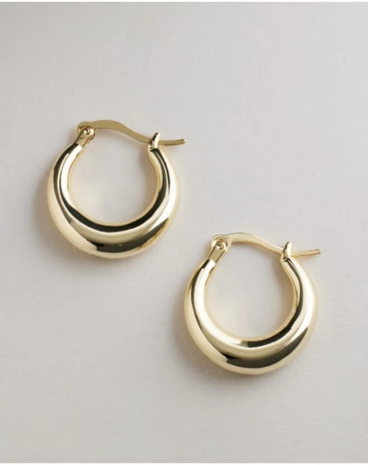 Reliquia Jewellery - Baby Coralia Hoop Earrings