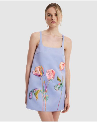 Rose In Periwinkle