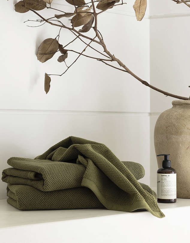 Bambury - Angove Face Washer 33x33cm Olive