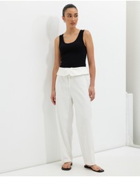Calli - Valou Fisherman Twill Pants