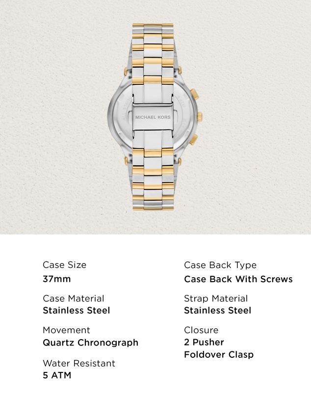 Michael Kors - Billie Two Tone Chronograph Watch