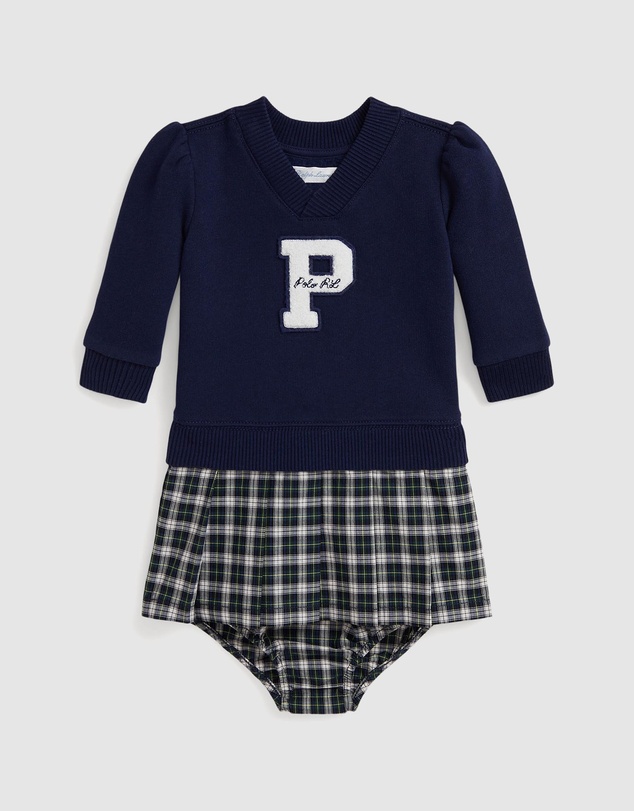 Polo Ralph Lauren - Fleece Sweatshirt Dress & Bloomers Set - Babies