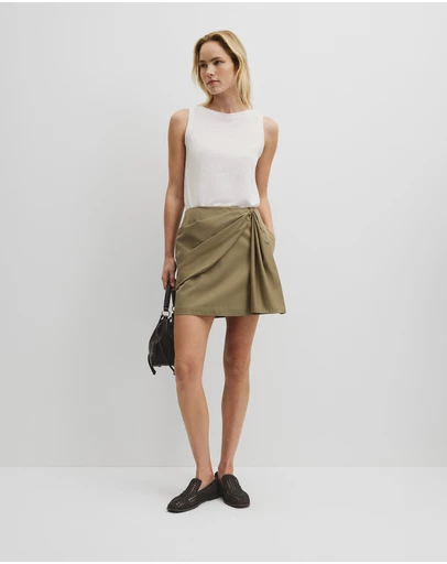 Country Road - Linen Boat Neck Tank