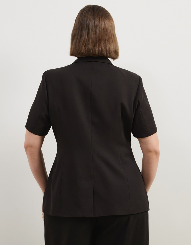 Atmos&Here Curvy - Marlow Short Sleeve Blazer