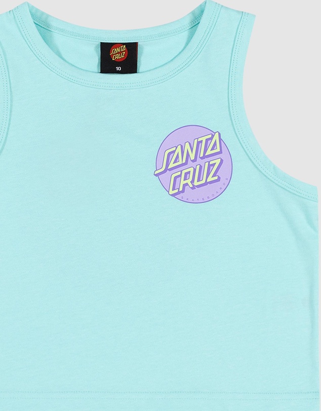 Santa Cruz - Other Dot Pop Chest Cropped Tank - Teens