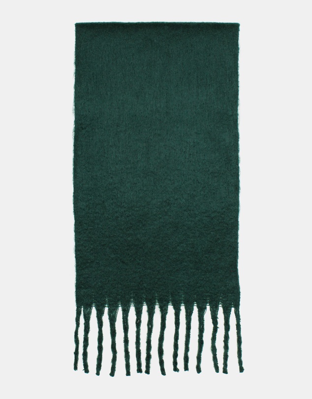 Morgan & Taylor - Cosette Chunky Two-Toned Scarf in Dark Green