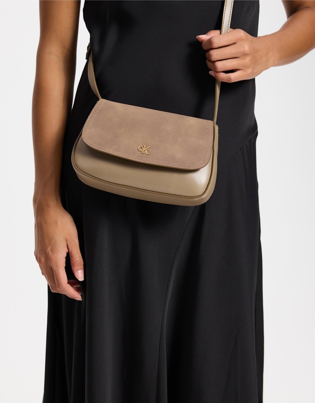 Calvin Klein - Brushed Flap Camera Bag