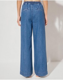 MON RENN - Indigo Denim Pants