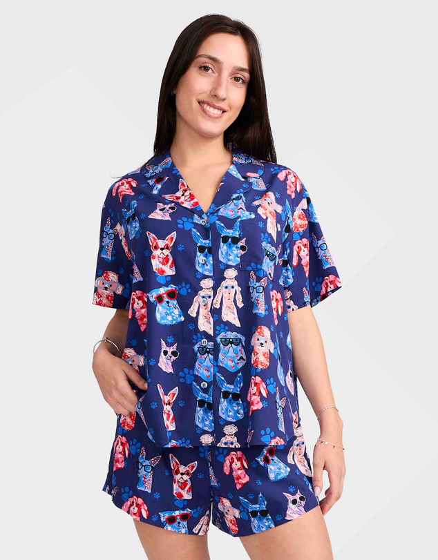 Mitch Dowd - Mitchdowd Dog Paws Bamboo Pyjama Set